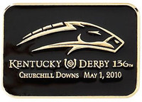 136th Kentucky Derby Logo Pin - Black