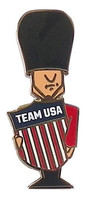 London 2012 Team USA Crest Palace Guard Pin