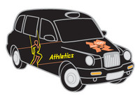 London 2012 Olympics Athletics Taxi Pin