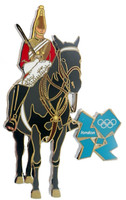 London 2012 Olympics Mounted Guard Pin - Oversized