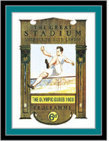 London 1908 Olympics Poster Pin