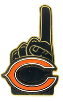 Chicago Bears #1 Fan Pin