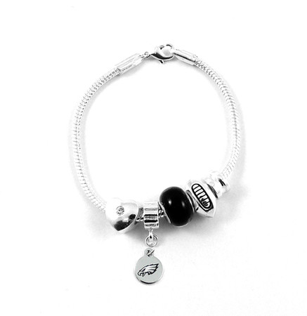 Philadelphia Eagles Charm Adjustable Bracelet