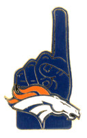 Denver Broncos #1 Fan Pin