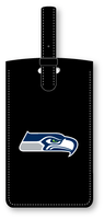 Seattle Seahawks Leatherette Color Logo Bag Tag