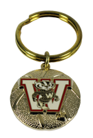 Wisconsin Badgers Basketball Key Chain