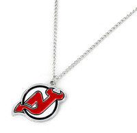 New Jersey Devils Logo Necklace