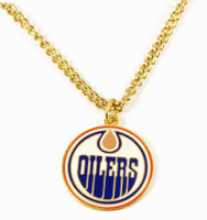 Edmonton Oilers Logo Necklace