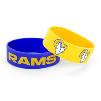 Los Angeles Rams Wide Wristbands (2 Pack)