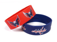 Washington Capitals Wide Wristbands (2 Pack)