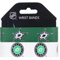 Dallas Stars Wide Wristbands (2 Pack)