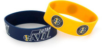 Utah Jazz Wide Wristbands (2 Pack)