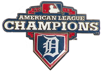 Detroit Tigers 2012 American League Champions Pin