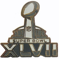 Super Bowl XLVII (47) Logo Pin