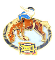 Super Bowl XXXVIII (38) Bobbing Bronco Pin