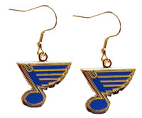 St. Louis Blues Logo Earrings