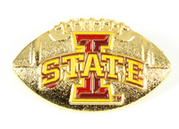 Iowa State 3-D Football Pin