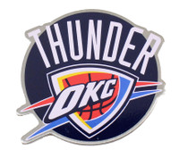 Oklahoma Thunder Round Logo Pin