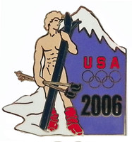 2006 Torino Olympics Da Vinci's David Pin