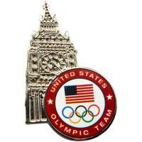 2012 USA Olympic Team Big Ben London Pin