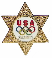 USOC Five Rings Security Pin