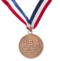 USA Five Rings Bronze Medal Medallion