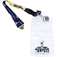 Super Bowl XLVIII (48) Lanyard w/ Ticket Holder & "I Was There" Pin