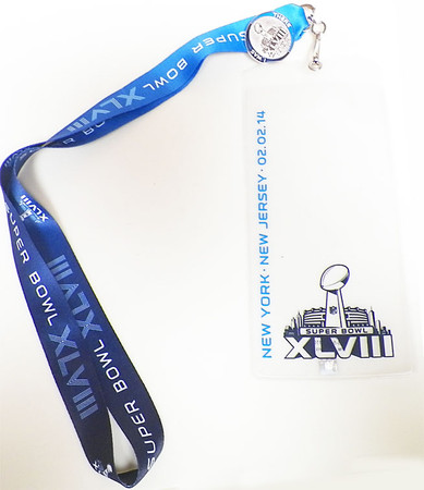 Super Bowl LIV (54) Lanyard w/ Ticket Holder & I Was There Pin