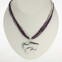 Kansas State Multi-Cord 18" Necklace