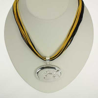 Iowa Logo Multi-Cord 18" Necklace