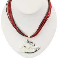 Louisville Logo Multi-Cord 18" Necklace