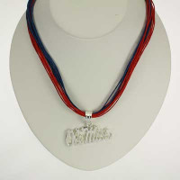 Mississippi Logo Multi-Cord 18" Necklace