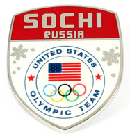 Sochi 2014 Team USA Olympics Crest Pin