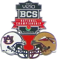 2014 BCS Rose Bowl Auburn vs Florida State Dueling Pin