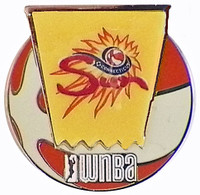 Connecticut Sun WNBA Ball Logo Pin