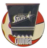 San Antonio Silver Stars WNBA Ball Logo Pin