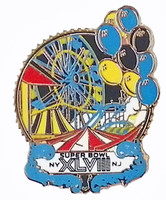 Super Bowl XLVIII Coney Island Amusement Park Pin