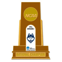 Uconn Huskies 2014 NCAA Basketball National Champs Trophy Pin