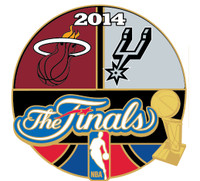 2014 NBA Finals Heat vs. Spurs Head to Head Pin