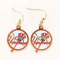 New York Yankees Logo Earrings