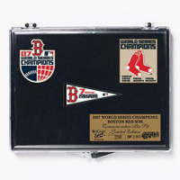 Boston Red Sox 2007 Seven Time World Series Champions Pin Set