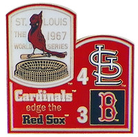 1967 World Series Commemorative Pin - Cardinals vs. Red Sox