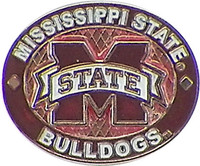 Mississippi State Bulldogs Oval Pin