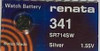Renata 341 - SR714 Silver Oxide Button Battery 1.55V - 10 Pack FREE SHIPPING