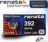 Renata 392/384 - SR41 Silver Oxide Button Battery 1.55V - 100 Pack FREE SHIPPING