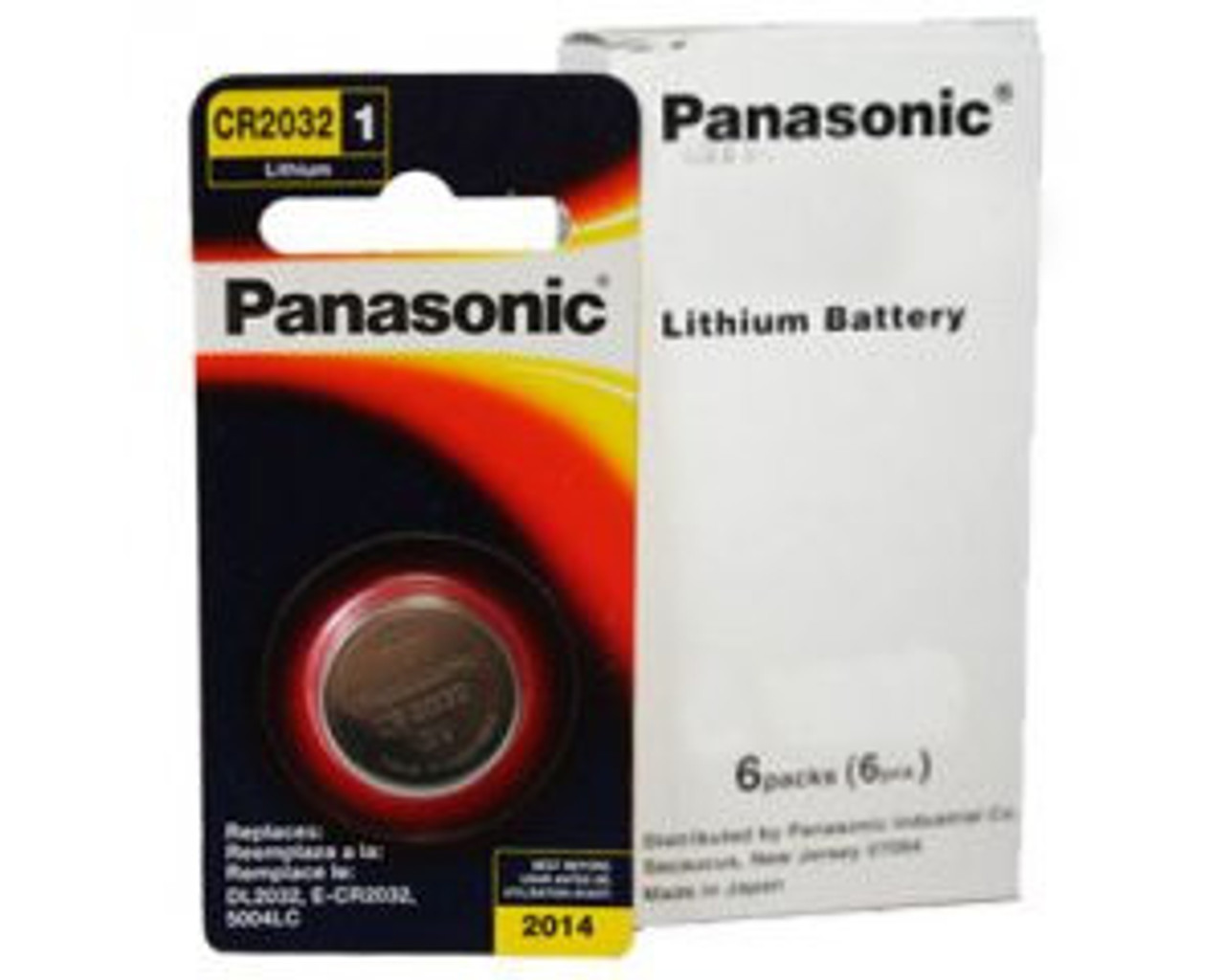 Panasonic CR2032 3V Lithium Coin Battery 100 Pack FREE Shipping