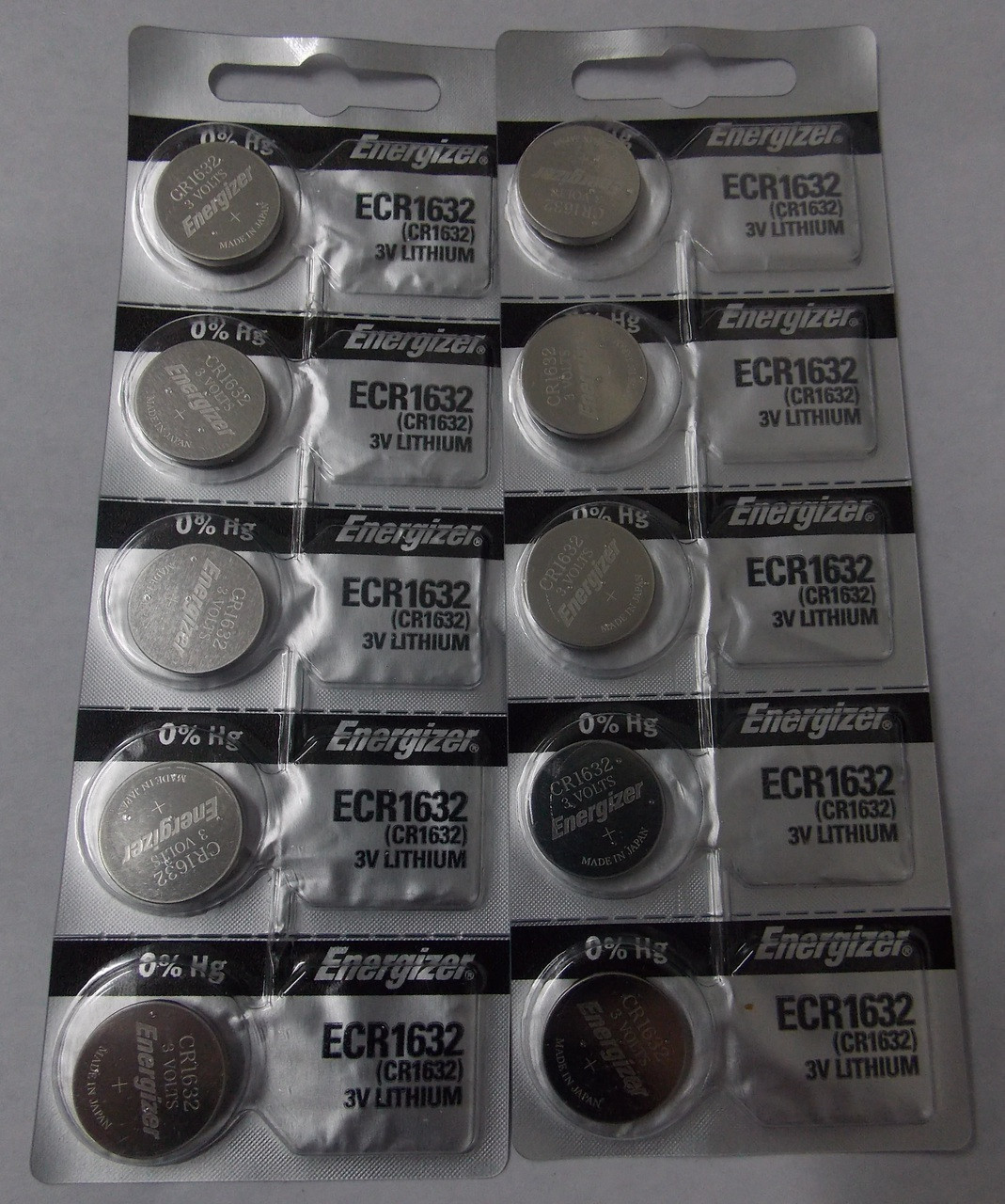 Energizer CR1632 3V Lithium Coin Battery - 2 Pack