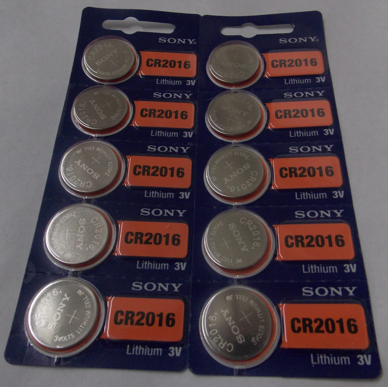 Murata CR1632 Battery 3V Lithium Coin Cell (10 Count) - Replaces Sony CR1632