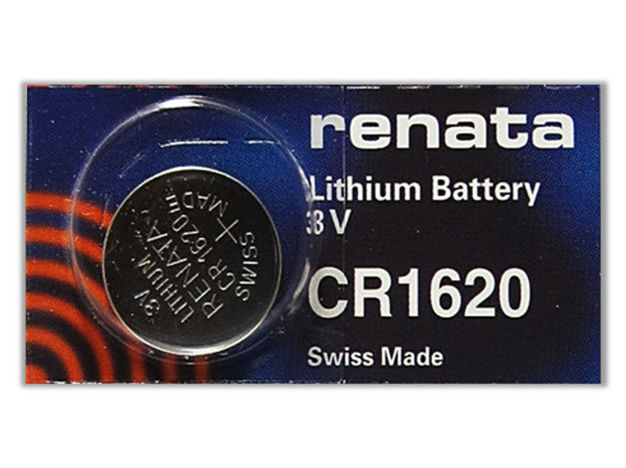 Renata CR1620 3V Lithium Coin Battery - 5 Pack FREE SHIPPING