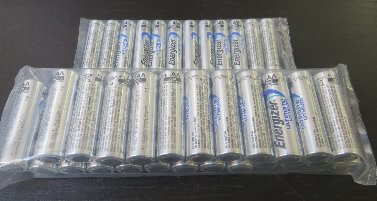 Piles AA Energizer 1.5V Lithium Fer Disulfide